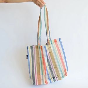 Junes Market Tote Bio-Knit Rayas Stripe